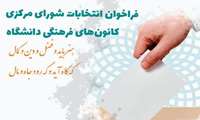انتخابات کانونهای فرهنگی دانشگاه برگزار می شود